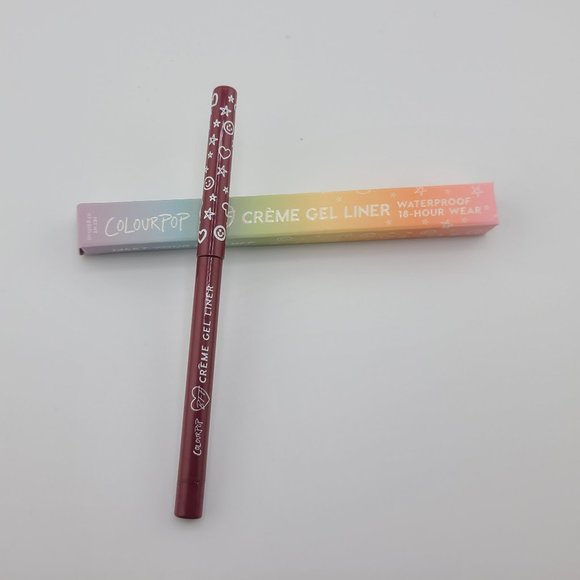 Colourpop Creme Gel Retractable Eyeliner - JOY RIDE (Deep Burgundy) - Picture 1 of 5